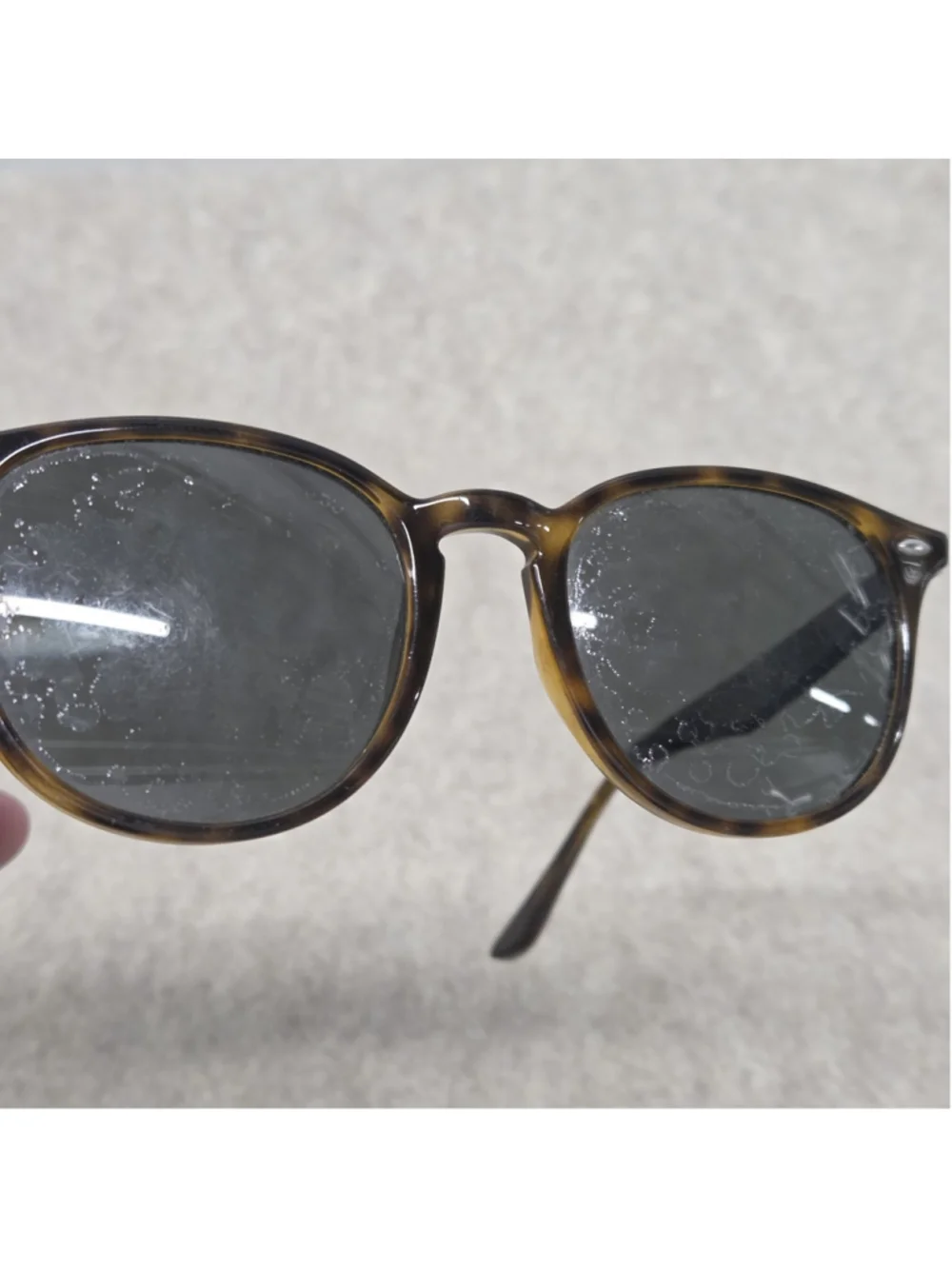 Ray-Ban RB4259 710/73 Tortoise/Brown Lenses Round Sunglasses Italy FRAMES ONLY
